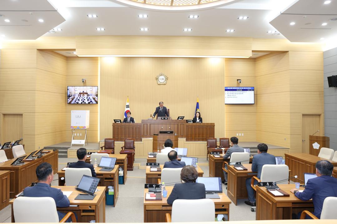 제273회 예천군의회 임시회(후반기 의장단 선거)